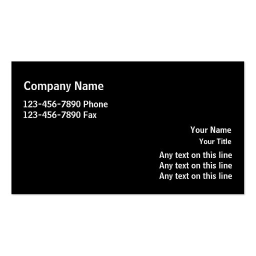 Roofing Business Cards (back side)