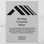 Roofing Company Business Flyer