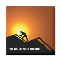 Roofing In Sunset magnets