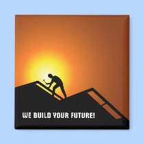 Roofing In Sunset magnets