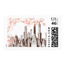 Rooftop Garden A by Ceci New York stamps