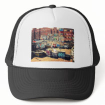 Rooftop Graffiti in Chinatown Trucker Hats