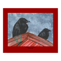 "Rooftop Ravens" posters by cnlbell "Rooftop Ravens" posters
