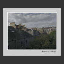Rooftops of Edinburgh posters
