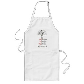 Rook and Holly Soalin Song Christmas Apron