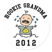Rookie Grandma 2012 Sticker