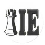 ROOKIE (Rook Chess Piece + ie) stickers