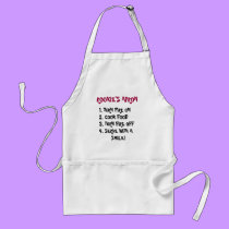 ROOKIE'S APRON with cooking instructions - apron aprons