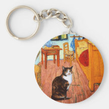 Room - Calico cat Key Chain