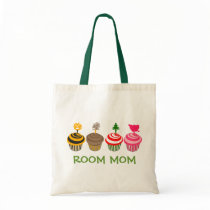 Room Mom Seasonal Cupcakes Tote Bags