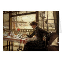 Room With a View of the Harbor Greeting Card