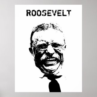 Roosevelt -- Black and White print