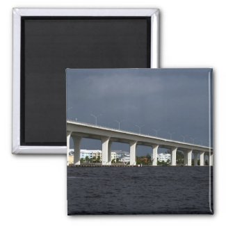 Roosevelt Bridge Jensen Beach Florida Photo Fridge Magnet