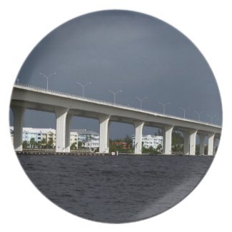 Roosevelt Bridge Jensen Beach Florida Photo plate