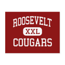 Roosevelt - Cougars - High - Brooklyn New York Postcards