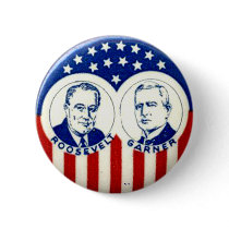 Roosevelt-Garner jugate - Button