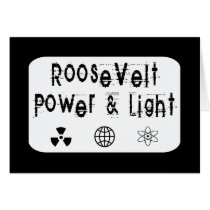 Roosevelt Power and Light White cards