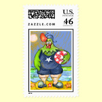 * Roostar in the beach * postage