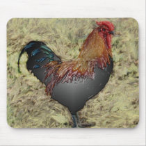 Rooster 1 mousepads by talia03 Rooster 1 mousepads