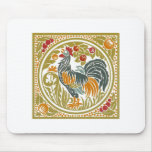 Rooster Among Fruit Mousepad