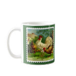 Rooster and hens mug