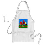 rooster and sun