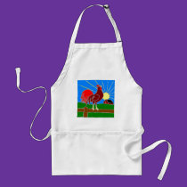 rooster and sun aprons