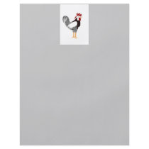 Rooster art: Wyandotte black lacy chicken gifts flyers by eyecontact Rooster art: Wyandotte black lacy chicken gifts flyers