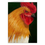 ROOSTER: ARTWORK: REALISM GREETING CARD