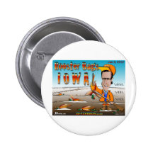 Rooster Bags Iowa Pinback Buttons
