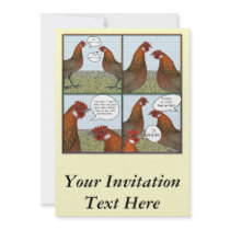Rooster Bait Personalized Announcements