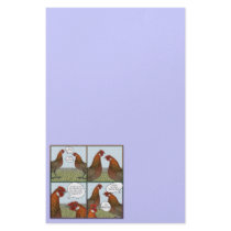 Rooster Bait Customized Stationery