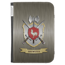 Rooster Battle Crest Armor Kindle Covers