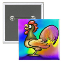 Rooster Button