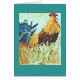 rooster card