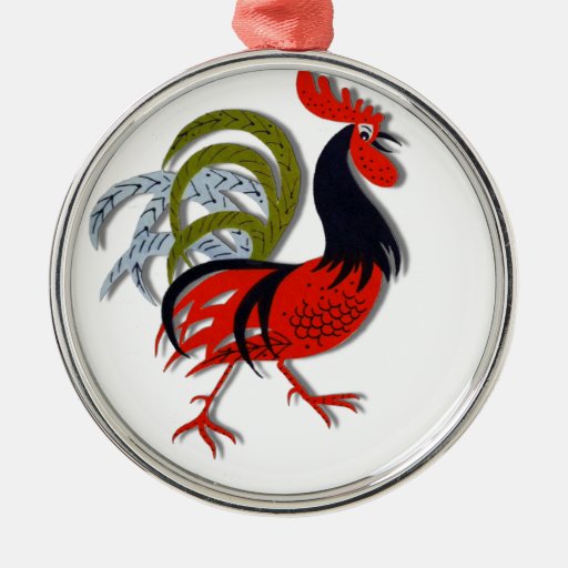 rooster cartoon animated customize red christmas tree rooster cartoon animated customize red christmas tree