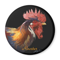 "ROOSTER" Chinese Astrology Magnet