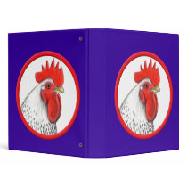 Rooster Circle binders by diane_jacky Rooster Circle binders