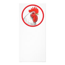 Rooster Circle Rack Card Design