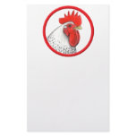 Rooster Circle Customized Stationery