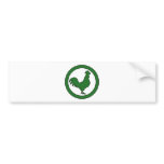 Rooster Cock Hen Chicken Silhouette Male Farm Egg Bumper Sticker