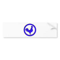 Rooster Cock Hen Chicken Silhouette Male Farm Egg Bumper Sticker
