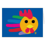 Rooster Comb Greeting Card