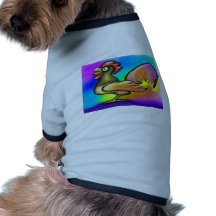 Rooster Dog Tee Shirt