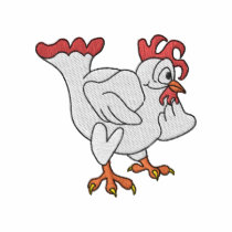 Rooster embroidered shirts