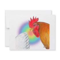 Rooster: Eye On The Prize invitations by diane_jacky Rooster: Eye On The Prize invitations