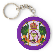 Rooster Eyes On The Prize Keychains