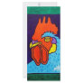 Rooster f by Piliero Rack Card Design