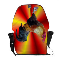 Rooster flash Rickshaw Messenger Bag