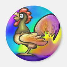 Rooster Fridge Magnet